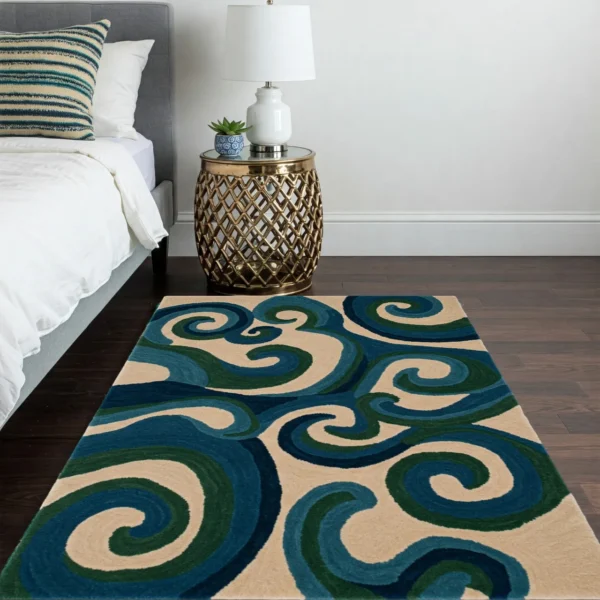 TEAL SWIRL