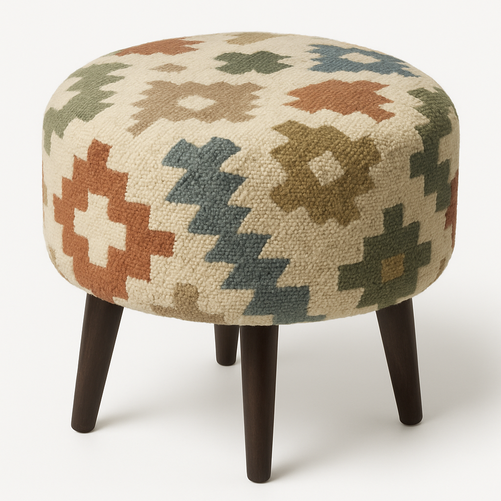 KILIM OTTOMAN STOOL