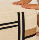 Urban Grid Pouf