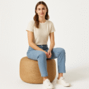 Coastal Drift Pouf