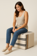 Urban Grid Pouf