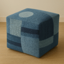 Blue Mirage Ottoman